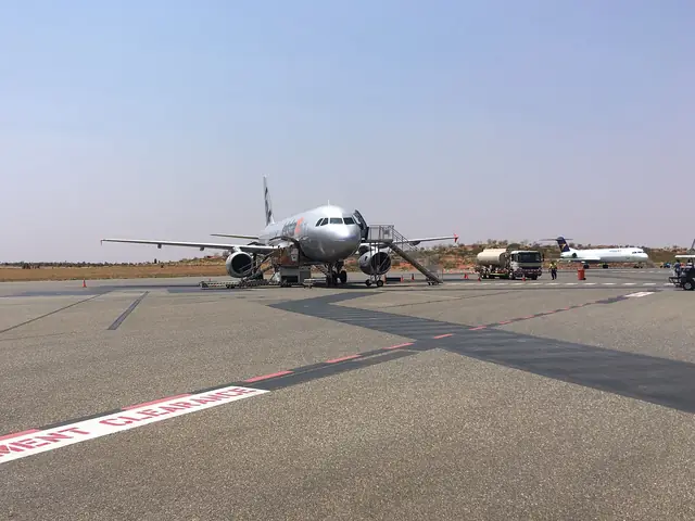 Aircraft on the apron at Ayers Rock Airport