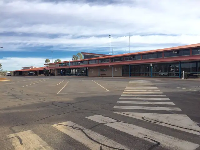 The terminal building at Ayers Rock Airport