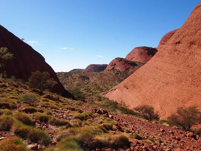 View from Karu Lookout on the Valley of the Winds walk at Kata Tjuta